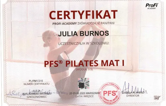 Certyfikat Treningu Seniorów